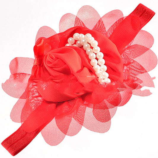 Flower Headband Baby Chiffon Hair Accessories