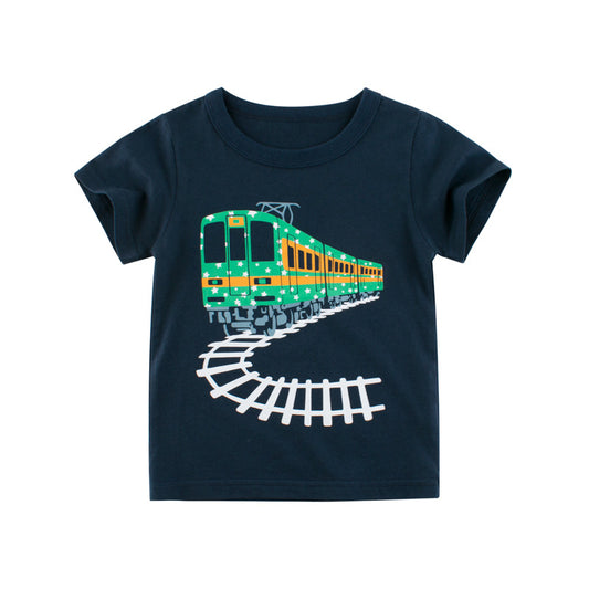 Boys short sleeve Train T-shirt