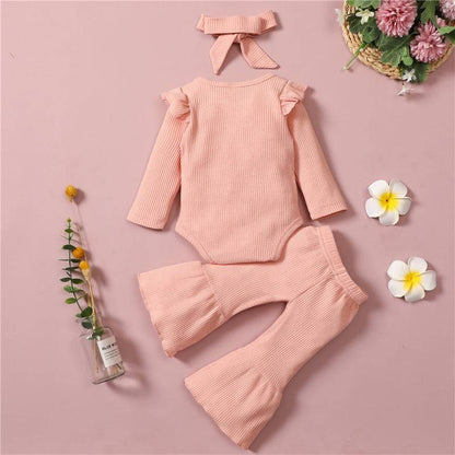 Baby Girl Long Sleeve Harem Suit Romper