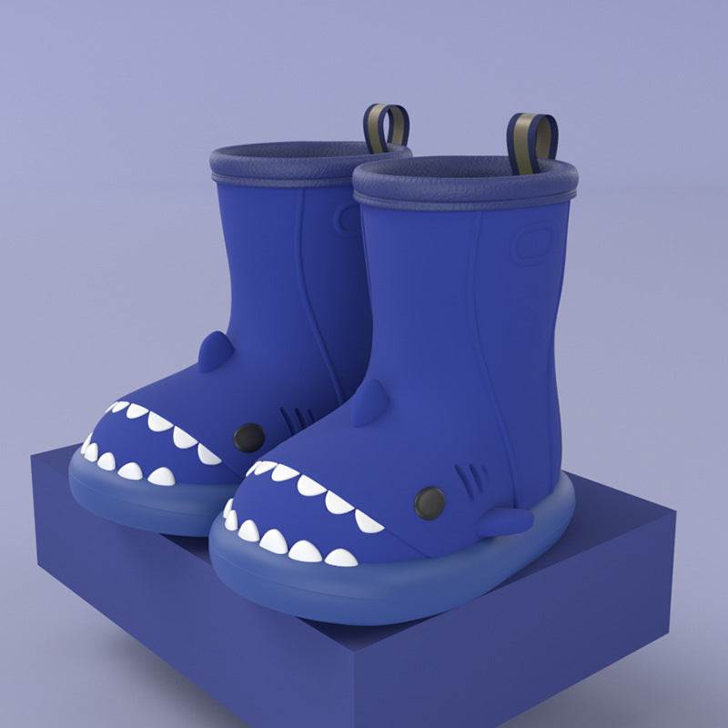 Safety Rubber Shark Kids Rain Boots