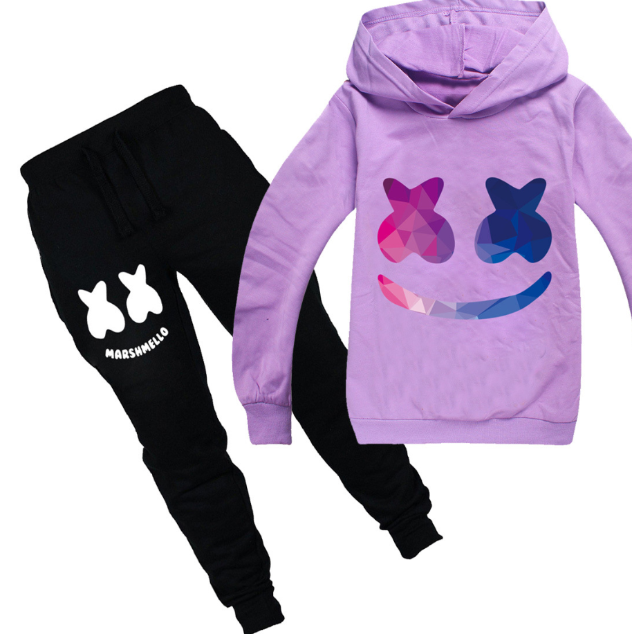 Kids long sleeve Marshmello Set