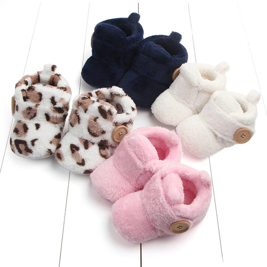 Baby soft soled Fur Booties