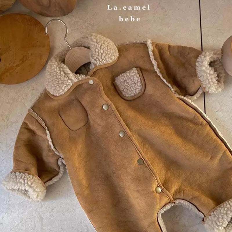 Baby Plush Warm Jumpsuit