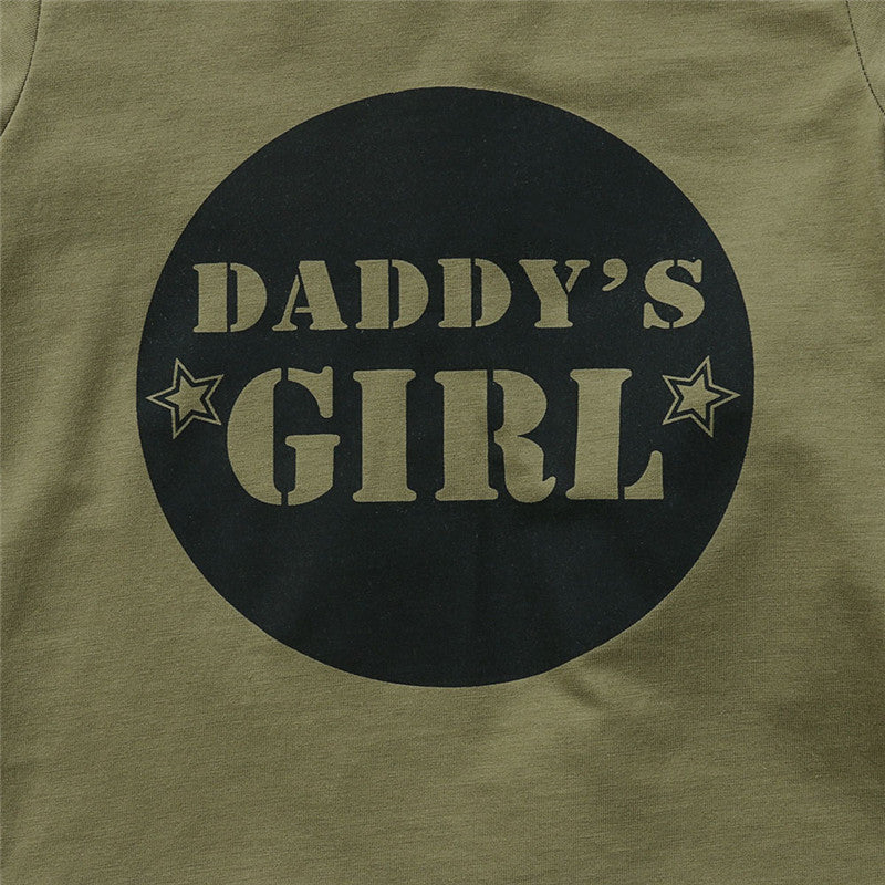 Short sleeve Daddy's Boy/Girl Outfit Set