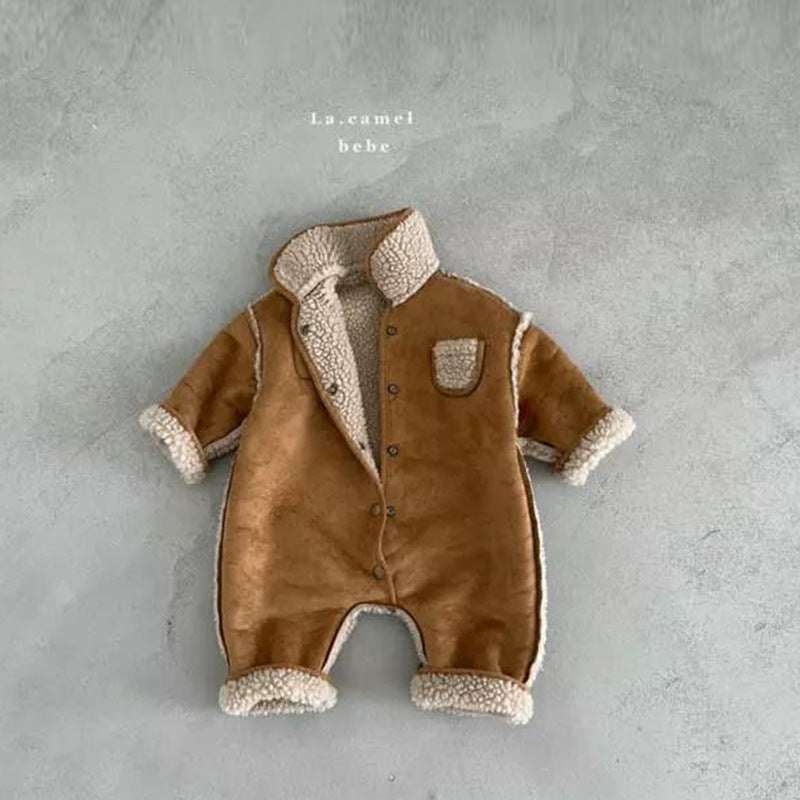 Baby Plush Warm Jumpsuit