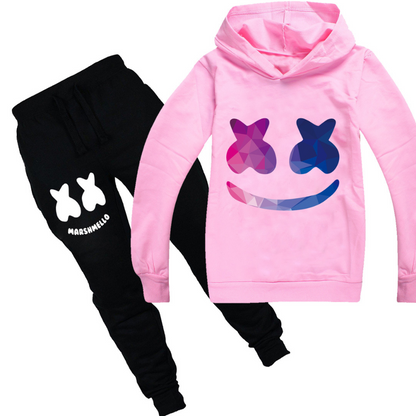 Kids long sleeve Marshmello Set