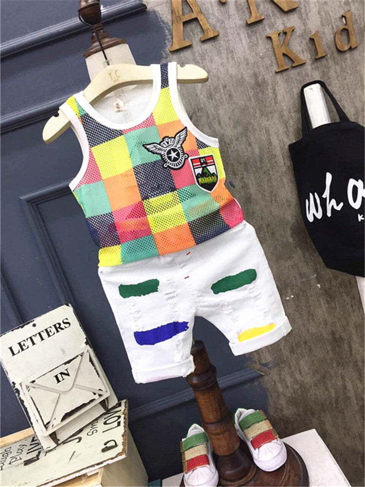 Kids Short Sleeve Summer Style Sets