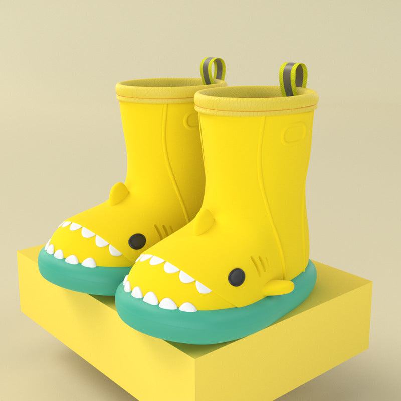 Safety Rubber Shark Kids Rain Boots