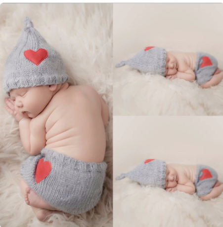 Newborn Handmade Wool Woven Baby Suit