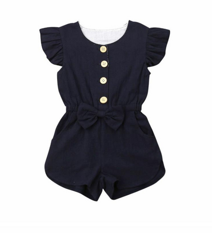 Toddler Girl Summer Ruffle Jumpsuit