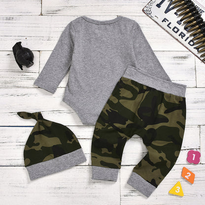 Boys' Little Man Long Sleeve Set