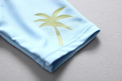 Boys Swimwear with Sun Hat Set