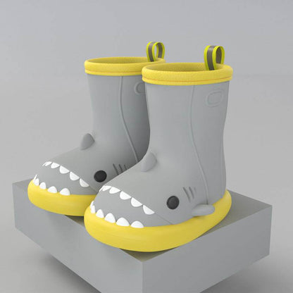 Safety Rubber Shark Kids Rain Boots