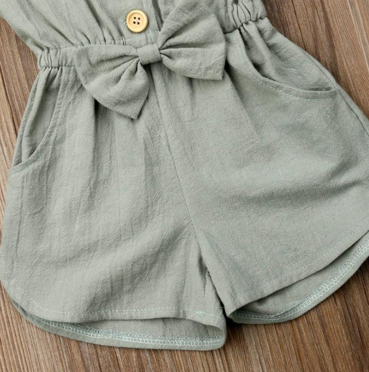 Toddler Girl Summer Ruffle Jumpsuit