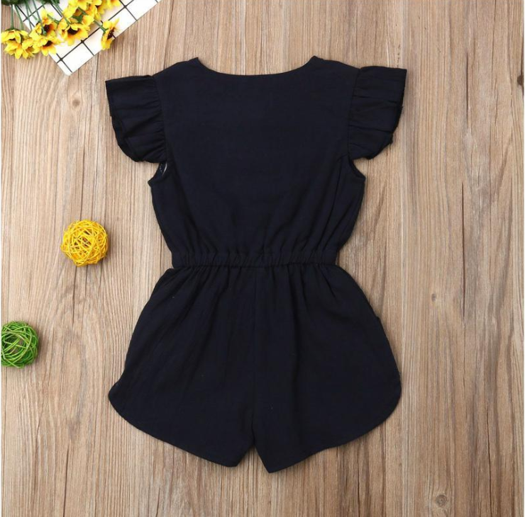 Toddler Girl Summer Ruffle Jumpsuit