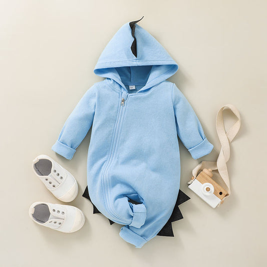 Infant Cartoon Style Long-sleeved One-piece