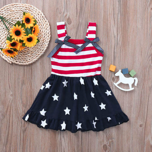 Girls Stars and Stripes Dress