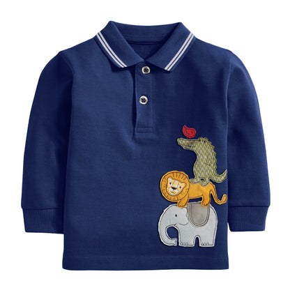 Little Maven Autumn Boys Collar long sleeve Shirt