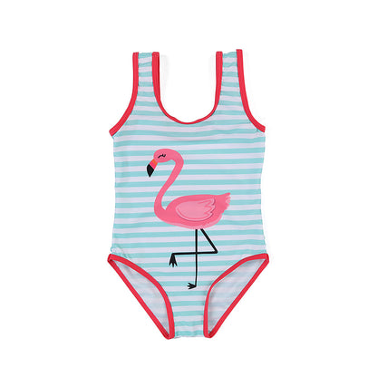 Baby Girl Briefs Comfortable Sleeveless Swimsuit