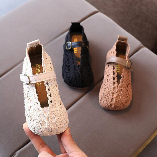 Girls Soft Sole Woven Shoes