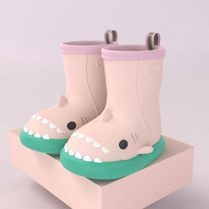 Safety Rubber Shark Kids Rain Boots