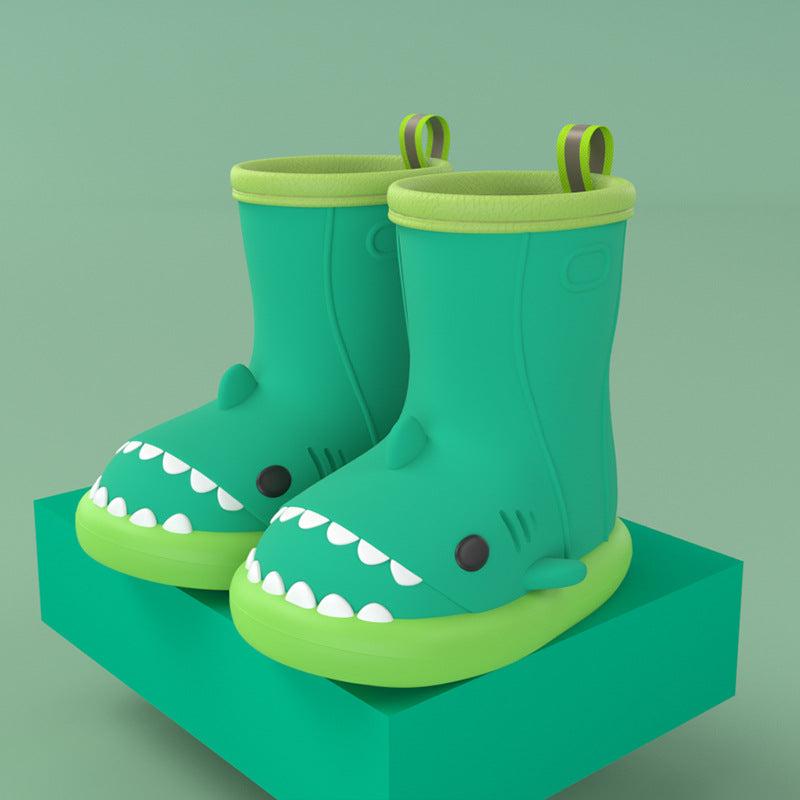 Safety Rubber Shark Kids Rain Boots