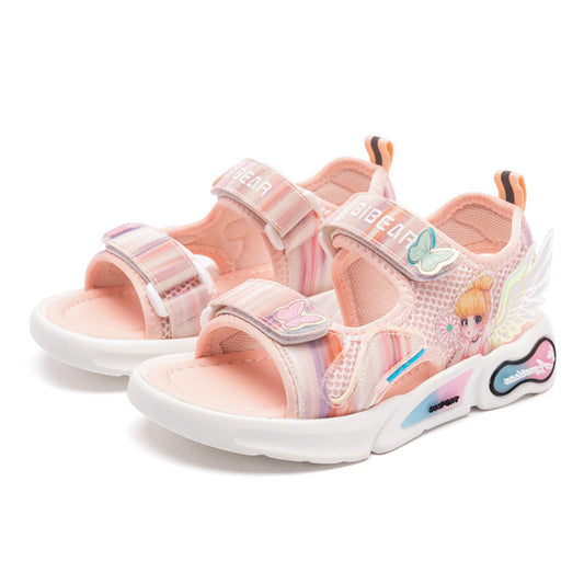 Girls Cartoon Breathable Sandals