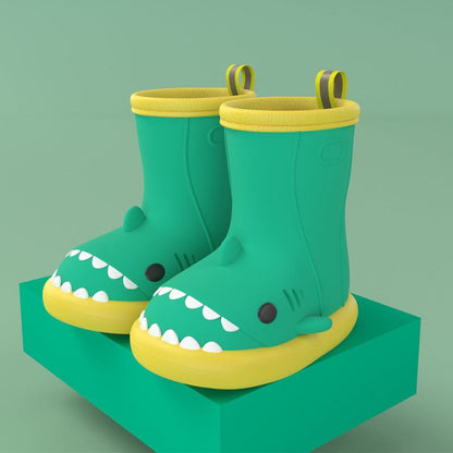 Safety Rubber Shark Kids Rain Boots