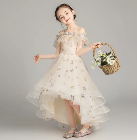 Princess Multi-Length Star Wedding Pageant Dress