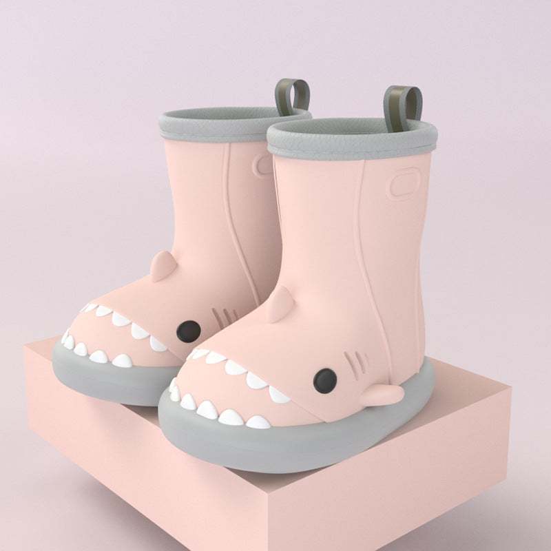 Safety Rubber Shark Kids Rain Boots