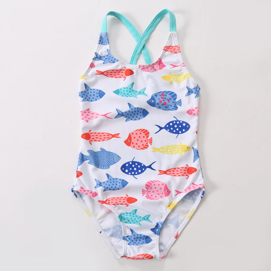 Baby Girl Briefs Comfortable Sleeveless Swimsuit